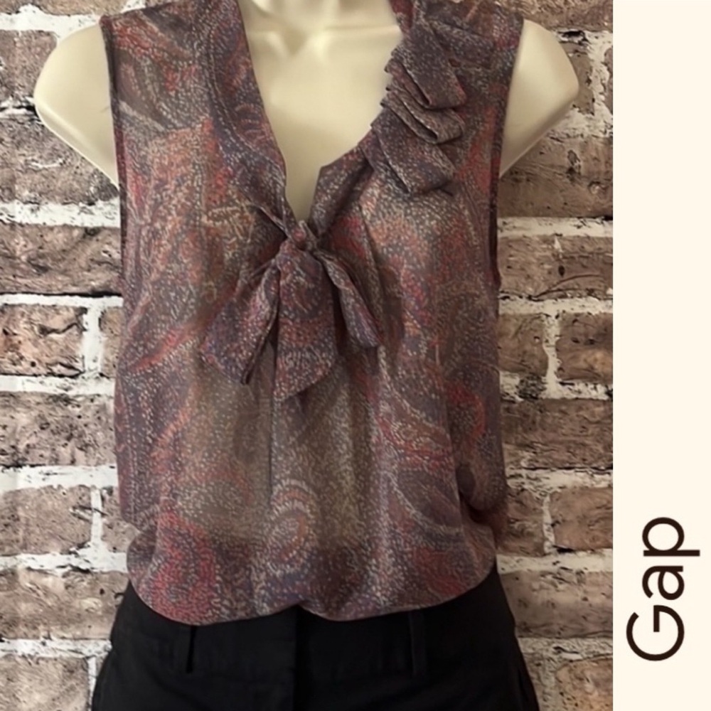 GAP Sheer Sexy Elegant Top Shirt‎